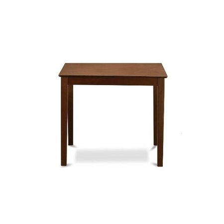 WOODEN IMPORTS FURNITURE LLC Wooden Imports VN10-T-MAHO Vernon Pub  Counter Height Square Table - Mahogany VNT-MAH-T